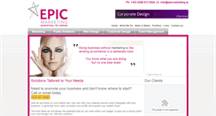 Desktop Screenshot of epicmarketing.ie